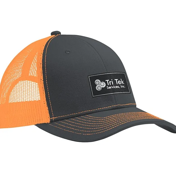 Transporter Snapback Meshback Cap - Laser Engraved Patch - 24 hr