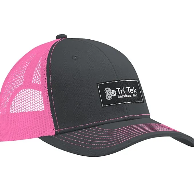 Transporter Snapback Meshback Cap - Laser Engraved Patch - 24 hr