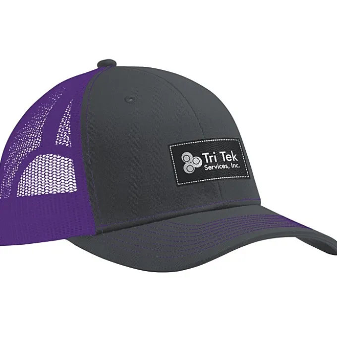 Transporter Snapback Meshback Cap - Laser Engraved Patch - 24 hr
