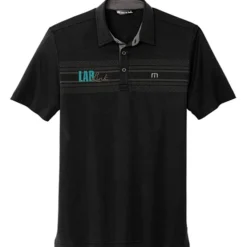 TravisMathew Micro-Dot Chest Stripe Polo
