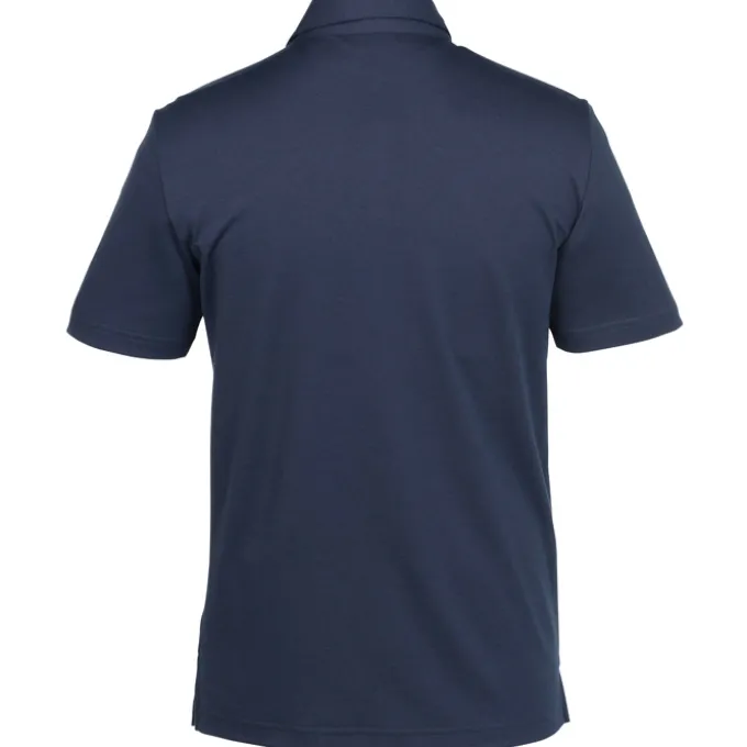 TravisMathew Micro-Dot Chest Stripe Polo