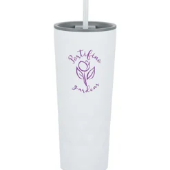 Triad Vacuum Tumbler with Straw - 21 oz. - 24 hr