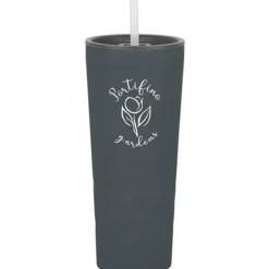Triad Vacuum Tumbler with Straw - 21 oz. - 24 hr