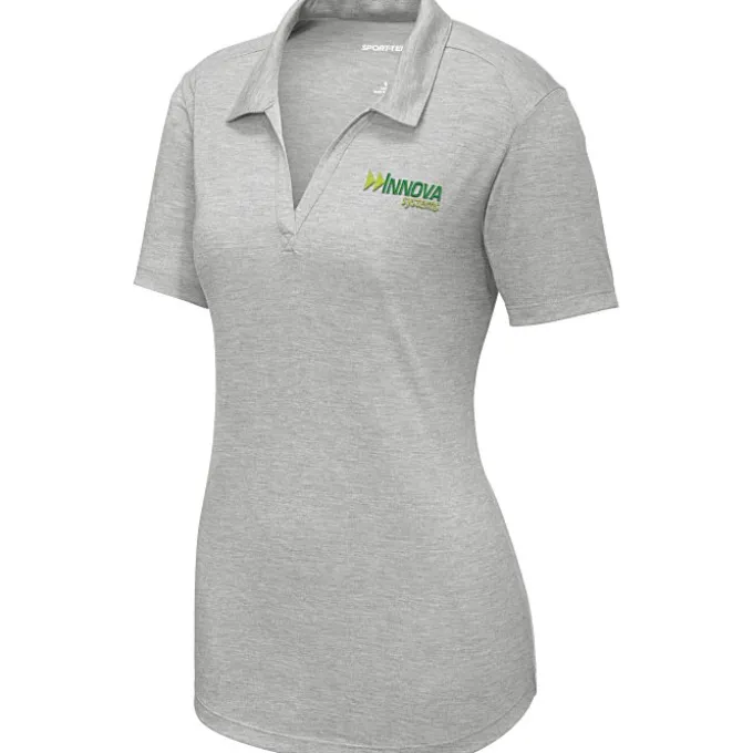 Tri-Blend Performance Polo - Ladies' - Embroidered - 24 hr
