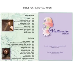 Tri-Fold SuperSeal Postcard with Magnet - 6 inches x 13 1/4 inches