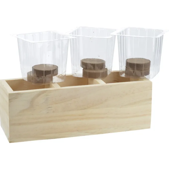 Triple Planter Grow Kit - Flowers