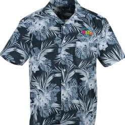 Tropical Print Camp Shirt
