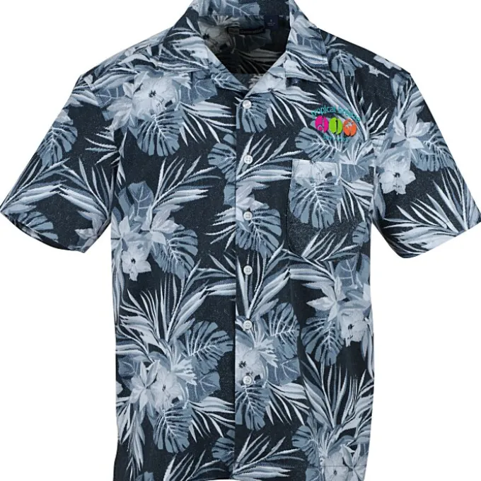 Tropical Print Camp Shirt