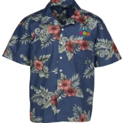 Tropical Print Camp Shirt