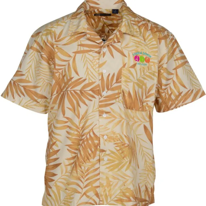 Tropical Print Camp Shirt