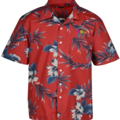 Tropical Print Camp Shirt