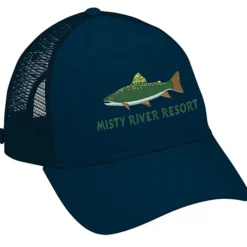 Trucker Mesh Back Cap with Face Mask Buttons