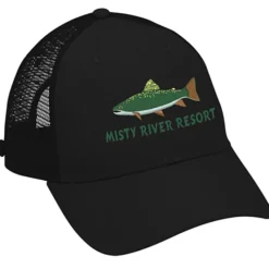 Trucker Mesh Back Cap with Face Mask Buttons