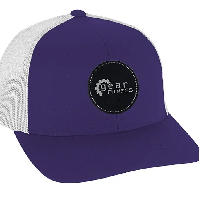 Trucker Snapback Cap - Laser Engraved Patch