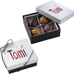 Truffles - 4-Pieces - Silver Box