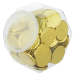 Tub of Chocolate Coins - 85-Piece