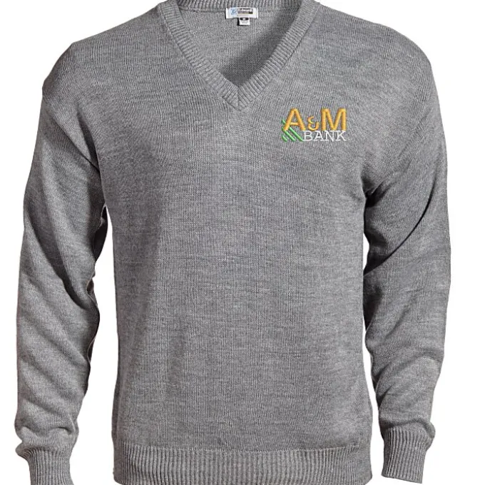 Tuff-Pil Plus Acrylic V-Neck Sweater - Men's
