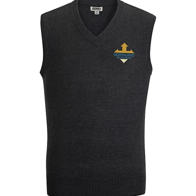 Tuf-Pil Plus Acrylic V-Neck Sweater Vest- Men's
