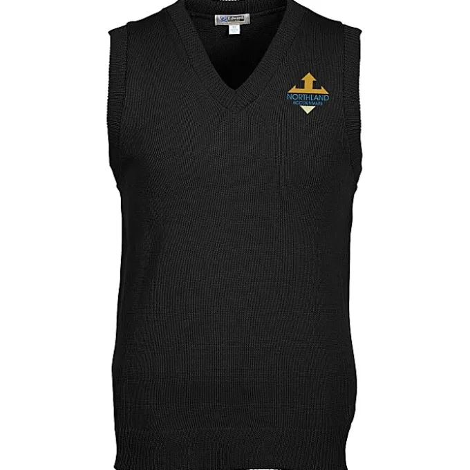 Tuf-Pil Plus Acrylic V-Neck Sweater Vest- Men's