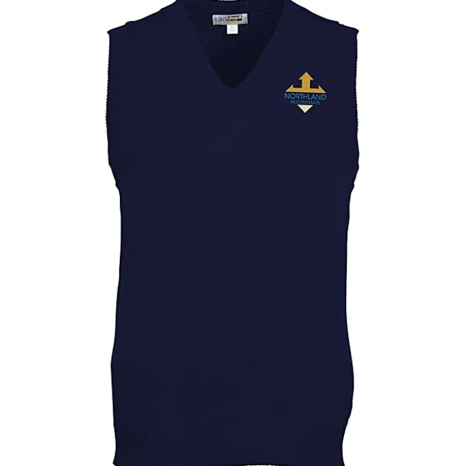 Tuf-Pil Plus Acrylic V-Neck Sweater Vest- Men's