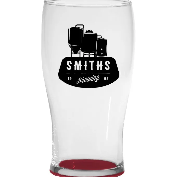 Tulip Pub Glass - 20 oz - Bottom Color