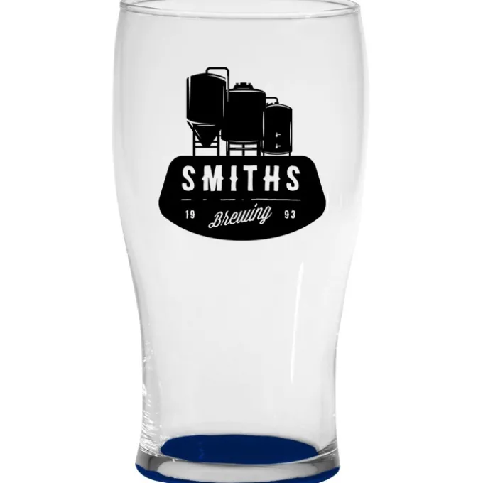 Tulip Pub Glass - 20 oz - Bottom Color