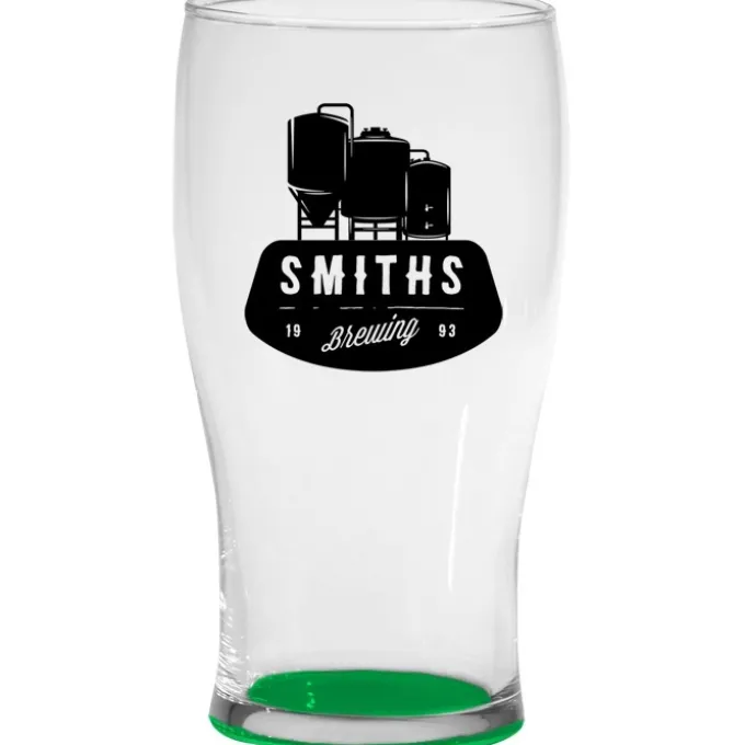 Tulip Pub Glass - 20 oz - Bottom Color