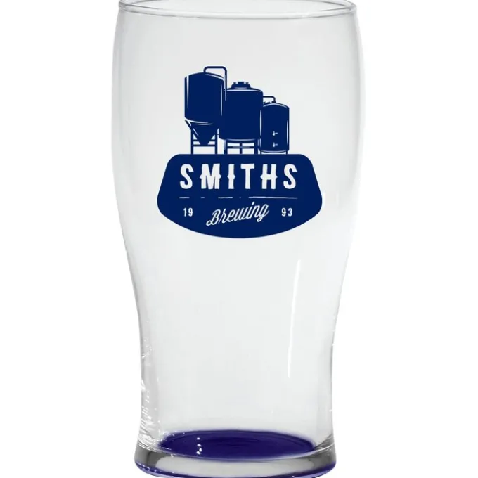 Tulip Pub Glass - 20 oz - Bottom Color