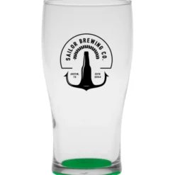 Tulip Pub Glass - 16 oz - Bottom Color