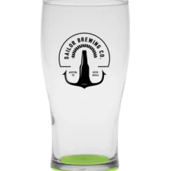 Tulip Pub Glass - 16 oz - Bottom Color