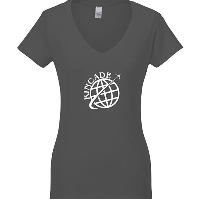 Tultex Fine Jersey V-Neck T-Shirt - Ladies'