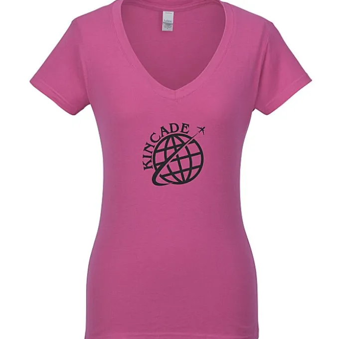 Tultex Fine Jersey V-Neck T-Shirt - Ladies'