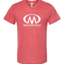 Tultex Polyester Blend V-Neck T-Shirt - Men's