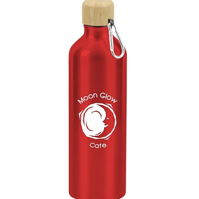 Tundra Aluminum Bottle with Bamboo Lid - 25 oz.