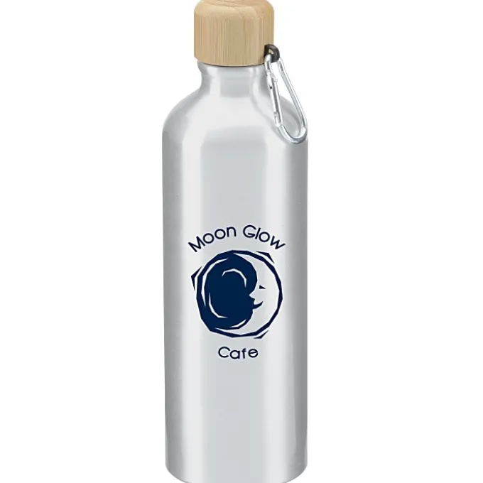 Tundra Aluminum Bottle with Bamboo Lid - 25 oz.