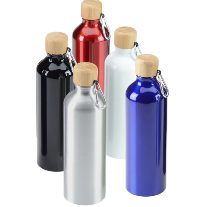 Tundra Aluminum Bottle with Bamboo Lid - 25 oz.