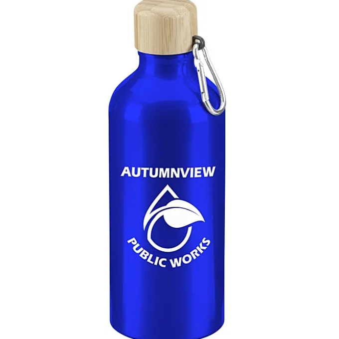 Tundra Aluminum Bottle with Bamboo Lid - 20 oz.