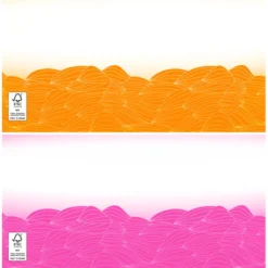 Turbulent Waves Full Color Insulated Paper Cup with Lid - 16 oz.