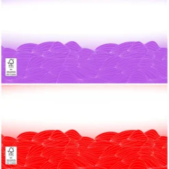 Turbulent Waves Full Color Insulated Paper Cup with Lid - 16 oz.