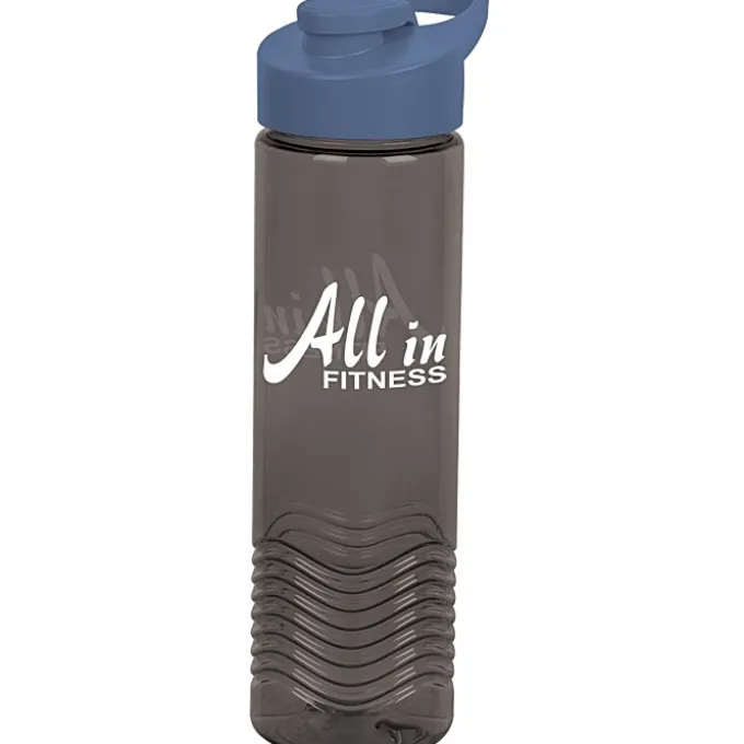 Twist Water Bottle with Flip Carry Lid - 24 oz