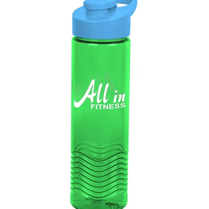 Twist Water Bottle with Flip Carry Lid - 24 oz