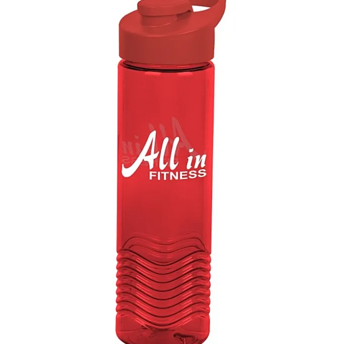 Twist Water Bottle with Flip Carry Lid - 24 oz