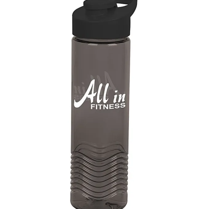 Twist Water Bottle with Flip Carry Lid - 24 oz