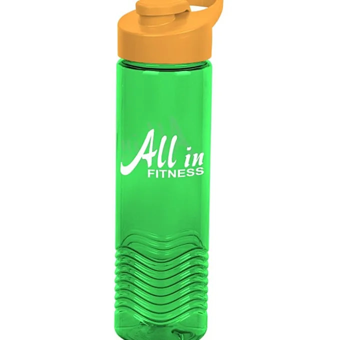 Twist Water Bottle with Flip Carry Lid - 24 oz