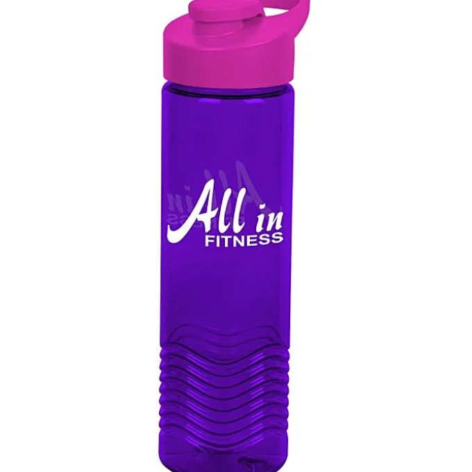 Twist Water Bottle with Flip Carry Lid - 24 oz