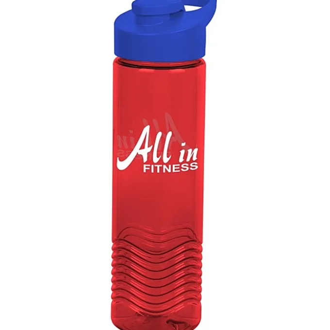 Twist Water Bottle with Flip Carry Lid - 24 oz