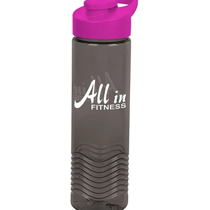 Twist Water Bottle with Flip Carry Lid - 24 oz
