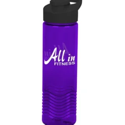 Twist Water Bottle with Flip Carry Lid - 24 oz