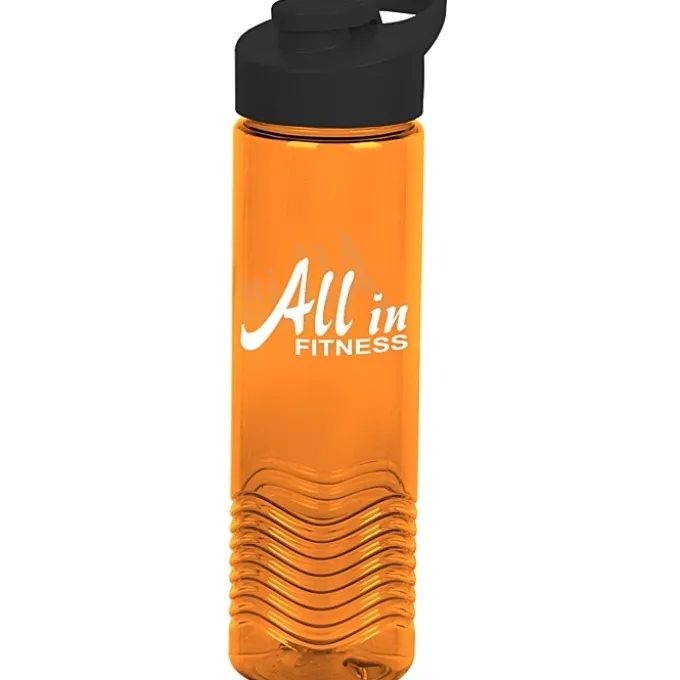 Twist Water Bottle with Flip Carry Lid - 24 oz