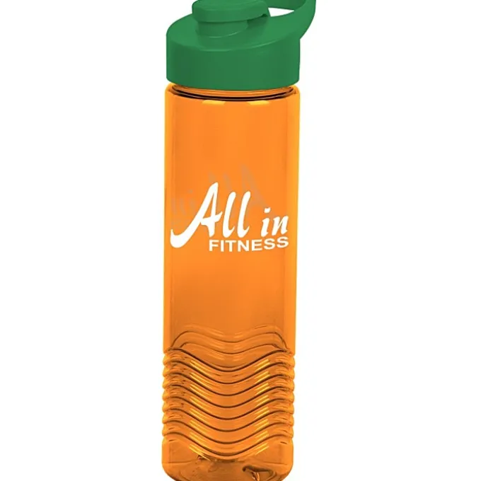 Twist Water Bottle with Flip Carry Lid - 24 oz